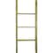 Ekena Millwork 19"W x 48"H x 3 1/2"D Vintage Farmhouse 3 Rung Ladder, Barnwood Decor Collection, Restoration Green DECR019X048X04LDRGR - alternate 2